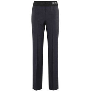 Erika Cavallini Tailored Trousers With Satin Logo Waistband - NWT